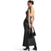 imageSUUKSESS Women Backless Fitted Bodycon Maxi Dress Sexy Open Back Y2K Long Dress