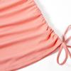 imageSUUKSESS Women Halter Tankini Bathing Suits Sexy Slimming Tummy Control Swimsuits 2 Pieces1 Pinkorange Stripe