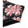 imageSUUKSESS Women Halter Tankini Bathing Suits Sexy Slimming Tummy Control Swimsuits 2 Pieces1 Vintage Floral Black