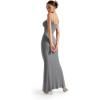 imageSUUKSESS Women Ribbed Long Slip Maxi Dress Sleeveless Sexy Bodycon Dresses1 Grey
