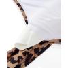 imageSUUKSESS Women Ruffle High Waisted Tankini Swimsuit Tummy Control Bathing Suit80 Leopard Black