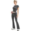 imageSUUKSESS Women 2 Piece Lounge Sets Going Out Y2K Foldover Pants Matching PajamasAsh