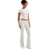 imageSUUKSESS Women 2 Piece Lounge Sets Going Out Y2K Foldover Pants Matching PajamasWhite
