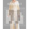 imageSUUKSESS Women 2 Piece Lounge Sets Oversized Quarter Zip Pullover Wide Leg PantsMocha