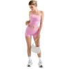 imageSUUKSESS Women 2 Piece Tube Top Double Lined Lounge Sets Modal Going Out Shorts Set Strapless Set Matching OutfitPink