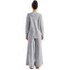 imageSUUKSESS Women 2 piece Fall outfits Matching Lounge Set Waffle Knit Sweater setsGrey