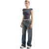 imageSUUKSESS Women Backless Sexy Going Out Tops Double Lined Open Back Y2k Basic Tee ShirtsAsh