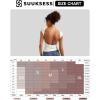 imageSUUKSESS Women Backless Sexy Going Out Tops Double Lined Open Back Y2k Basic Tee ShirtsLilac