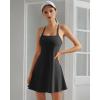 imageSUUKSESS Women Backless Workout Tennis Dress with Built in Bra Athletic Dresses02 Black