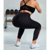imageSUUKSESS Women Butt Lifting Capri Leggings with Pockets 78 Length Twist High Waisted Yoga Pants55 Black