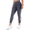 imageSUUKSESS Women Butt Lifting Capri Leggings with Pockets 78 Length Twist High Waisted Yoga Pants55 Blue