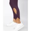imageSUUKSESS Women Butt Lifting Capri Leggings with Pockets 78 Length Twist High Waisted Yoga Pants55 Burgundy