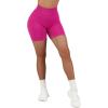 imageSUUKSESS Women Contour Seamless Booty Butt Lift Shorts High Waist Workout Shorts Hot Pink