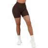 imageSUUKSESS Women Contour Seamless Booty Butt Lift Shorts High Waist Workout Shorts5 Dark Brown