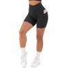 imageSUUKSESS Women Cross Workout Shorts with Pockets 5quot High Waist Booty Biker ShortBlack
