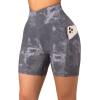 imageSUUKSESS Women Cross Workout Shorts with Pockets 5quot High Waist Booty Biker ShortBlack Tie Dye