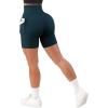 imageSUUKSESS Women Cross Workout Shorts with Pockets 5quot High Waist Booty Biker ShortDark Green