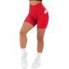 imageSUUKSESS Women Cross Workout Shorts with Pockets 5quot High Waist Booty Biker ShortDream Red