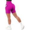 imageSUUKSESS Women Cross Workout Shorts with Pockets 5quot High Waist Booty Biker ShortHot Pink