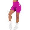 imageSUUKSESS Women Cross Workout Shorts with Pockets 5quot High Waist Booty Biker ShortHot Pink
