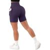 imageSUUKSESS Women Cross Workout Shorts with Pockets 5quot High Waist Booty Biker ShortNavy Blue