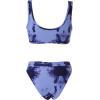 imageSUUKSESS Women Cutout Bikini Sets Push Up High Waisted Swimsuits 2 Piece13 Blue Tie Dye