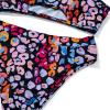 imageSUUKSESS Women Cutout Bikini Sets Push Up High Waisted Swimsuits 2 Piece13 Pink Leopard
