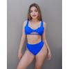 imageSUUKSESS Women Cutout Bikini Sets Push Up High Waisted Swimsuits 2 Piece13 Royal Blue