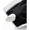 imageSUUKSESS Women Cutout Bikini Sets Push Up High Waisted Swimsuits 2 Piece68 Black White Color Block