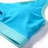 imageSUUKSESS Women Cutout Bikini Sets Push Up High Waisted Swimsuits 2 Piece68 Blue Color Block