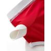 imageSUUKSESS Women Cutout Bikini Sets Push Up High Waisted Swimsuits 2 Piece68 Red White Color Block