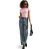 imageSUUKSESS Women Double Lined Fitted Basic Tee Crew Neck Short Sleeve Y2K Crop TopBlush