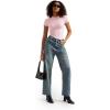 imageSUUKSESS Women Double Lined Fitted Basic Tee Crew Neck Short Sleeve Y2K Crop TopBlush