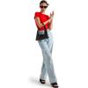 imageSUUKSESS Women Double Lined Fitted Basic Tee Crew Neck Short Sleeve Y2K Crop TopDream Red