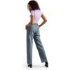 imageSUUKSESS Women Double Lined Fitted Basic Tee Crew Neck Short Sleeve Y2K Crop TopLilac