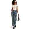 imageSUUKSESS Women Double Lined Fitted Basic Tee Crew Neck Short Sleeve Y2K Crop TopPearl