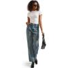 imageSUUKSESS Women Double Lined Fitted Basic Tee Crew Neck Short Sleeve Y2K Crop TopSnow White