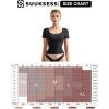 imageSUUKSESS Women Double Lined Fitted Basic Tee Scoop Neck Short Sleeve Y2K Crop TopRoyal Blue