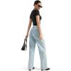 imageSUUKSESS Women Double Lined Fitted Basic Tee Square Neck Short Sleeve Y2K Crop TopJet Black