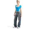 imageSUUKSESS Women Double Lined Fitted Basic Tee Sweetheart Neck Short Sleeve Y2K Crop TopRoyal Blue