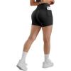 imageSUUKSESS Women Hidden Scrunch Butt Lifting Workout Biker Shorts with Pockets 4quot Seamless High Waisted Gym ShortsBlack