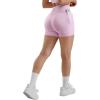 imageSUUKSESS Women Hidden Scrunch Butt Lifting Workout Biker Shorts with Pockets 4quot Seamless High Waisted Gym ShortsPink