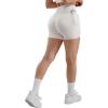 imageSUUKSESS Women Hidden Scrunch Butt Lifting Workout Biker Shorts with Pockets 4quot Seamless High Waisted Gym ShortsRuby