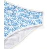 imageSUUKSESS Women High Waisted 2 Piece Bikini Set Cheeky High Cut Bandeau Swimsuit61 Blue Ditsy Floral