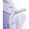 imageSUUKSESS Women High Waisted 2 Piece Bikini Set Cheeky High Cut Bandeau Swimsuit61 Light Purple