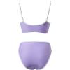 imageSUUKSESS Women High Waisted 2 Piece Bikini Set Cheeky High Cut Bandeau Swimsuit61 Light Purple