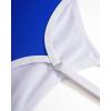 imageSUUKSESS Women High Waisted 2 Piece Bikini Set Cheeky High Cut Bandeau Swimsuit61 Royal Blue