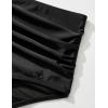 imageSUUKSESS Women High Waisted Bikini Sets Sexy Mesh High Neck Swimsuit 2 Piece73 Black