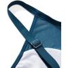 imageSUUKSESS Women High Waisted Bikini Sets Sexy Mesh High Neck Swimsuit 2 Piece73 Peacock Blue