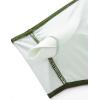 imageSUUKSESS Women High Waisted Bikini Sets Sexy Mesh High Neck Swimsuit 2 PieceBlack Green